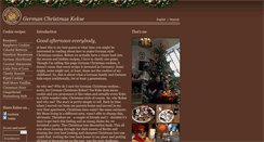 Desktop Screenshot of germanchristmaskekse.com