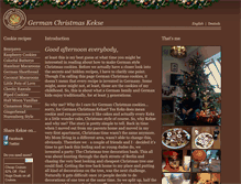 Tablet Screenshot of germanchristmaskekse.com